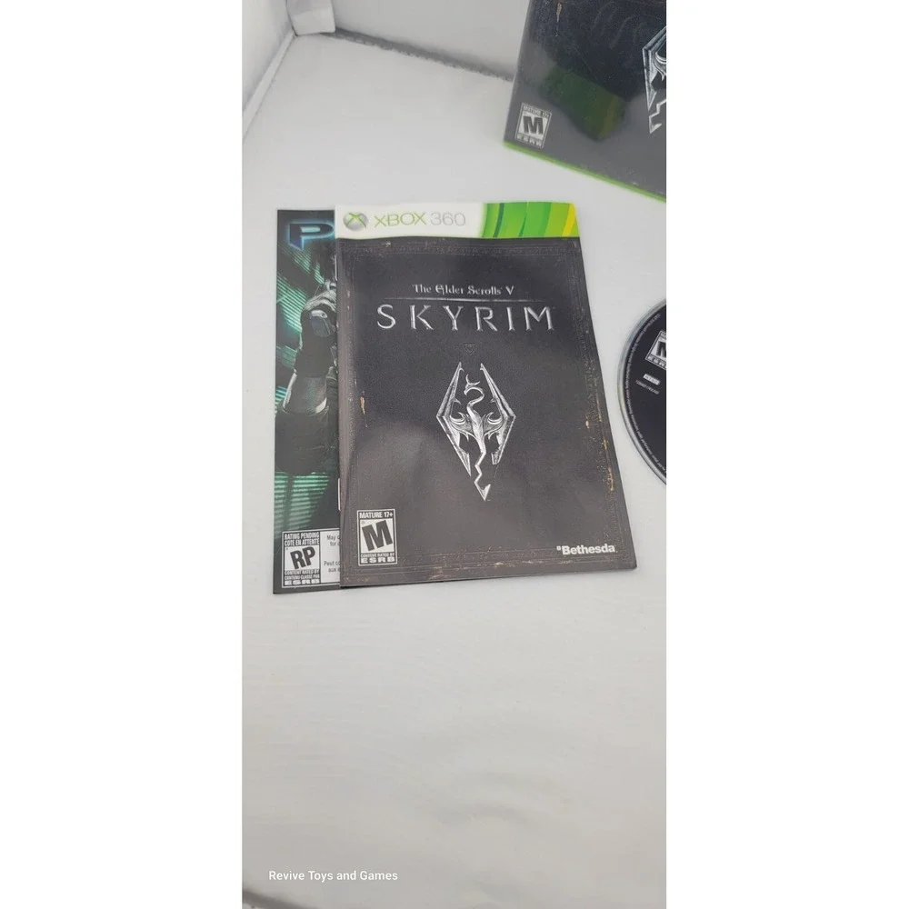 The Elder Scrolls V: Skyrim (Microsoft Xbox 360, 2011)‎ CIB Complete Tested
